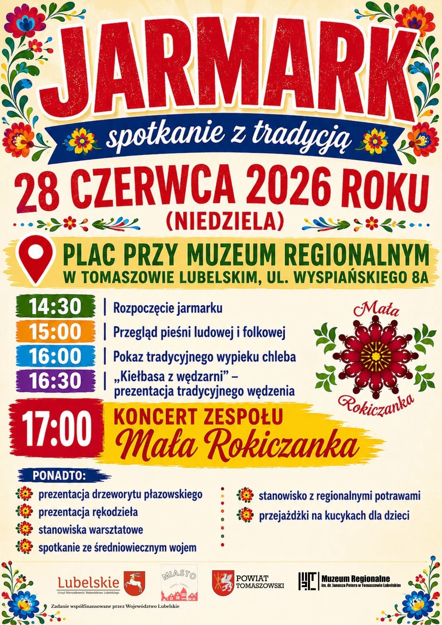 Zdjęcie wydarzenia: Jarmark – Spotkanie z Tradycją 2026 w Tomaszowie Lubelskim