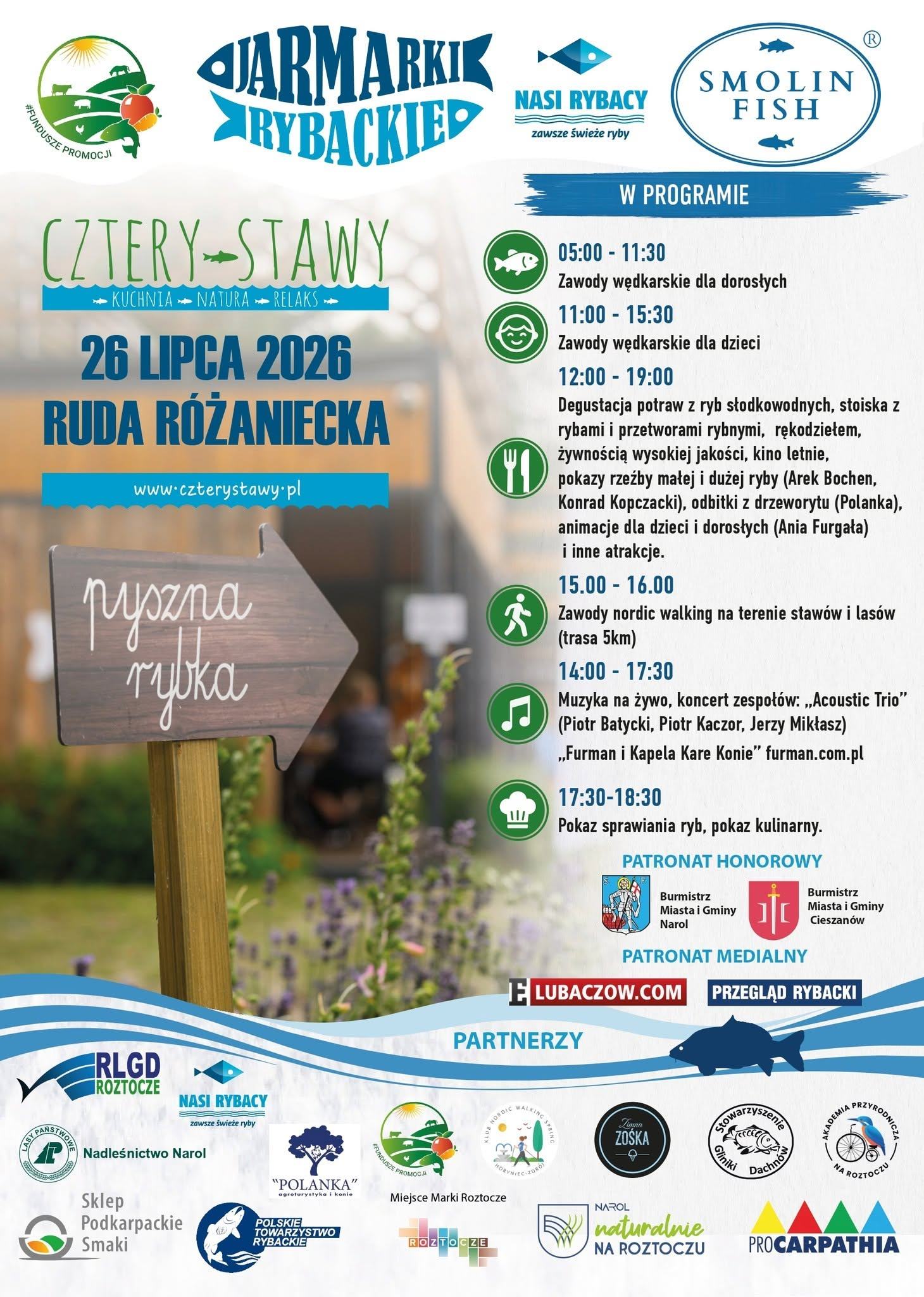 Zdjęcie wydarzenia: Jarmarki Rybackie – Cztery Stawy 2026