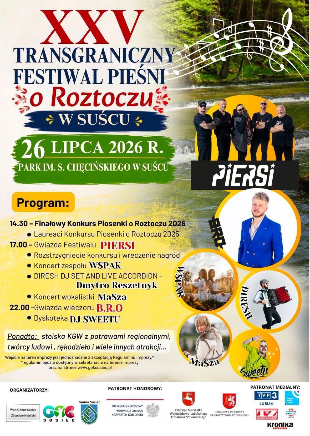 Zdjęcie wydarzenia: XXV Transgraniczny Festiwal Pieśni o Roztoczu