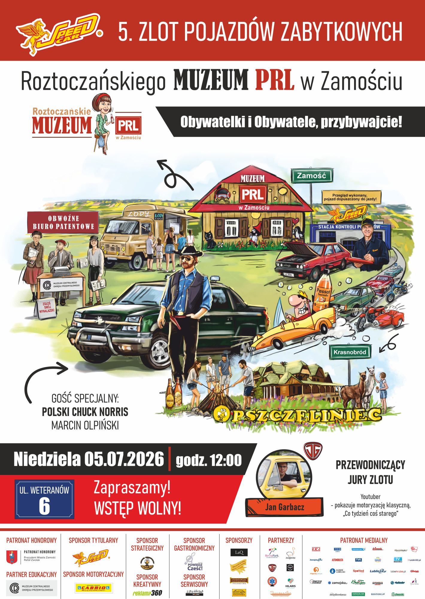 Zdjęcie wydarzenia: 5. Zlot Pojazdów Zabytkowych Roztoczańskiego Muzeum PRL