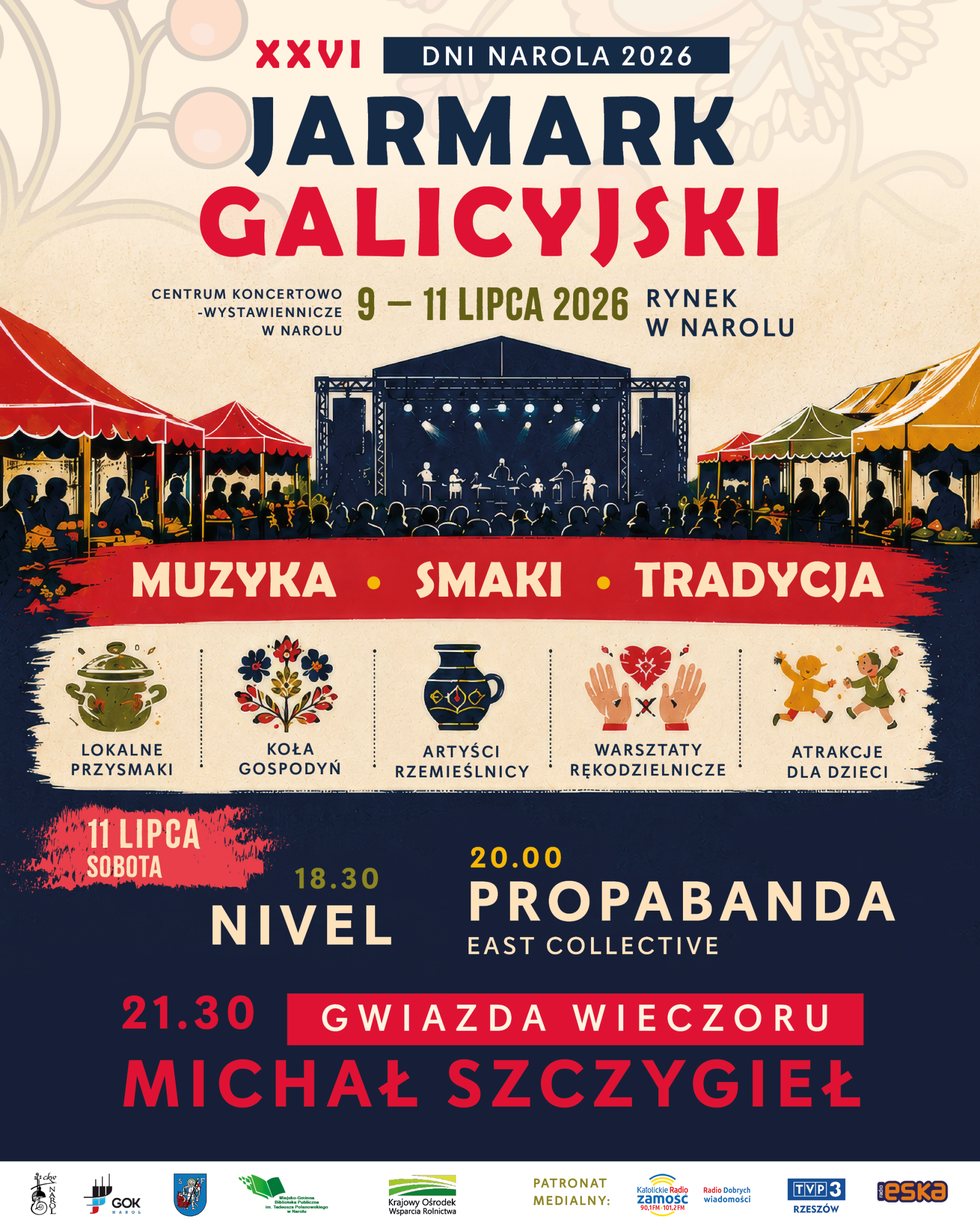 Zdjęcie wydarzenia: XXVI Jarmark Galicyjski – Dni Narola 2026